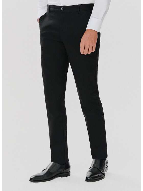 Pako Lorente Pako Lorente Spodnie dzianinowe P24WF-WX-004 Czarny Classic Fit