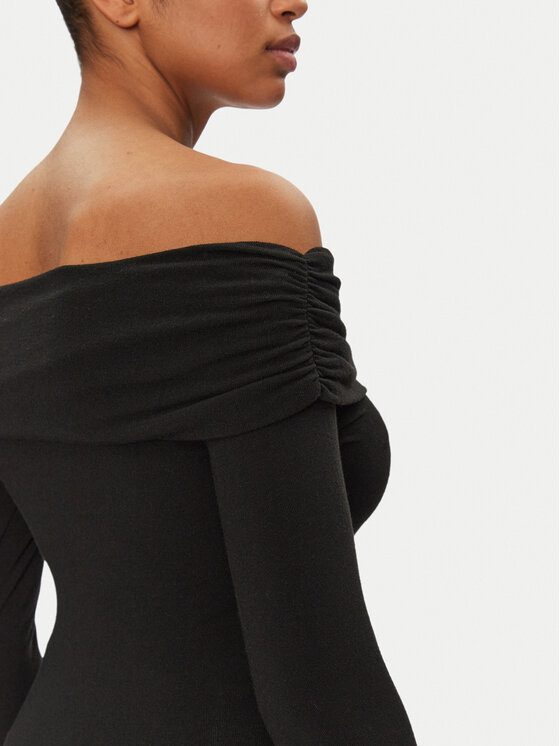 ONLY ONLY Blúzka Glamour 15339759 Čierna Slim Fit