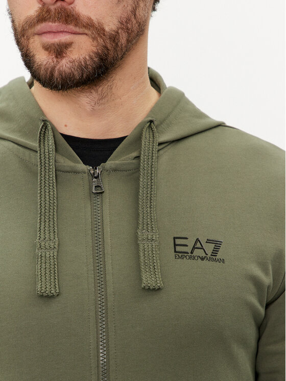 EA7 Emporio Armani EA7 Emporio Armani Суитшърт 8NPM03 PJ05Z 1846 Зелен Regular Fit