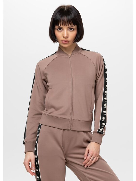 PITBULL PITBULL Bluza VERONA Brązowy Regular Fit