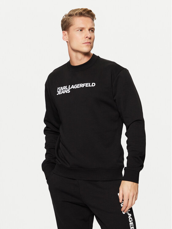 Karl Lagerfeld Jeans Karl Lagerfeld Jeans Sweatshirt A1M20001 Schwarz Regular Fit