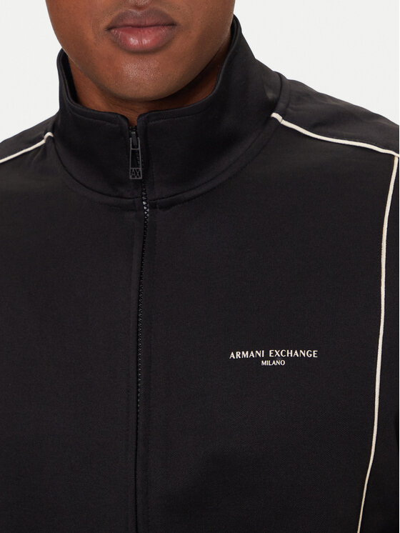 Armani Exchange Armani Exchange Majica dugih rukava XM001357 AF16278 UC001 Crna Regular Fit