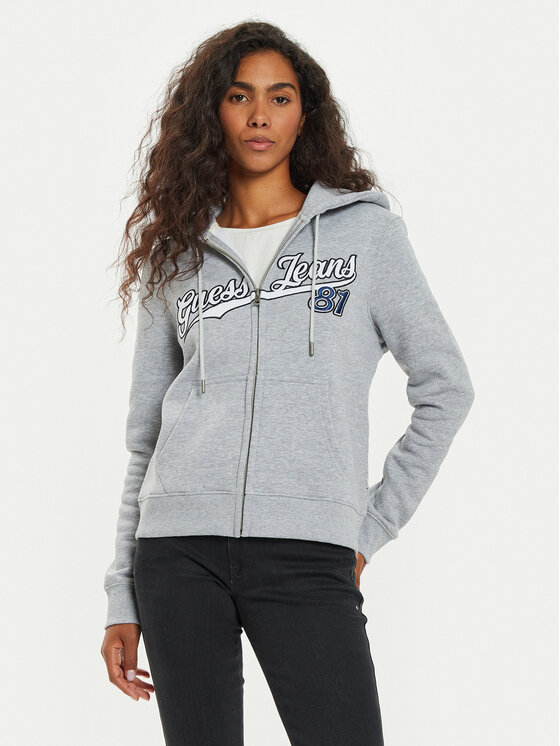 Guess Jeans Guess Jeans Світшот W4BQ03 KC811 Сірий Regular Fit