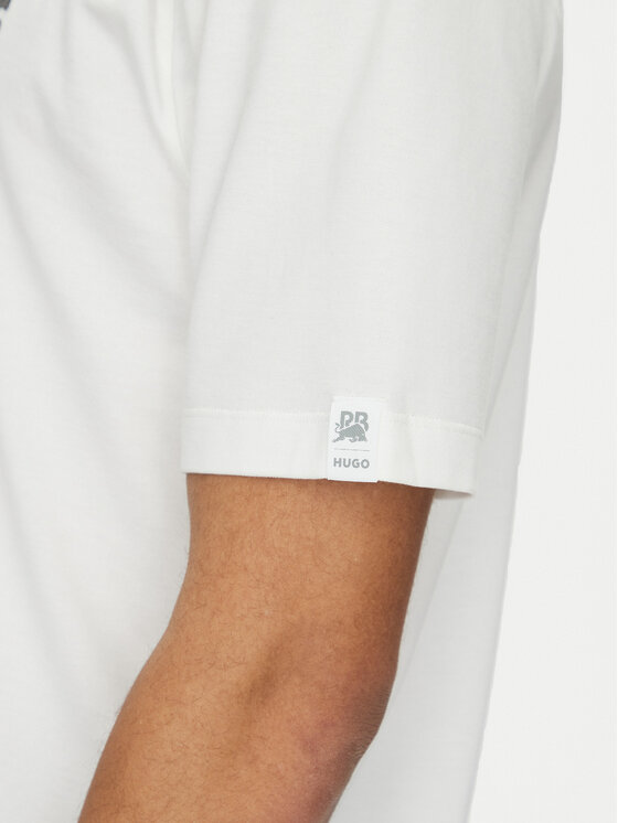 HUGO HUGO Polo Dodac_RB 50542748 Biały Regular Fit