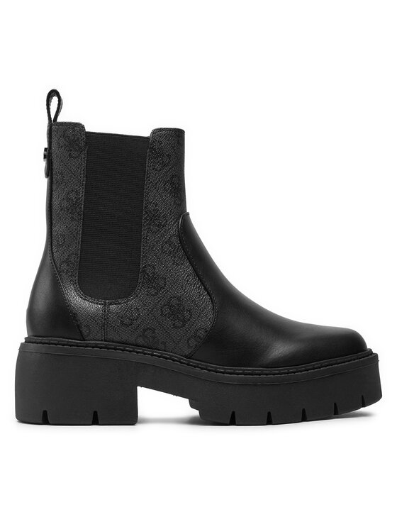 Guess Guess Kotníková obuv s elastickým prvkem Shuze FLTSHU ELE10 Černá