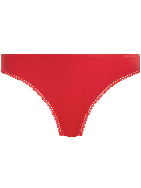 Calvin Klein Underwear Calvin Klein Underwear Chilot tanga Thong 000QF4480E Roșu