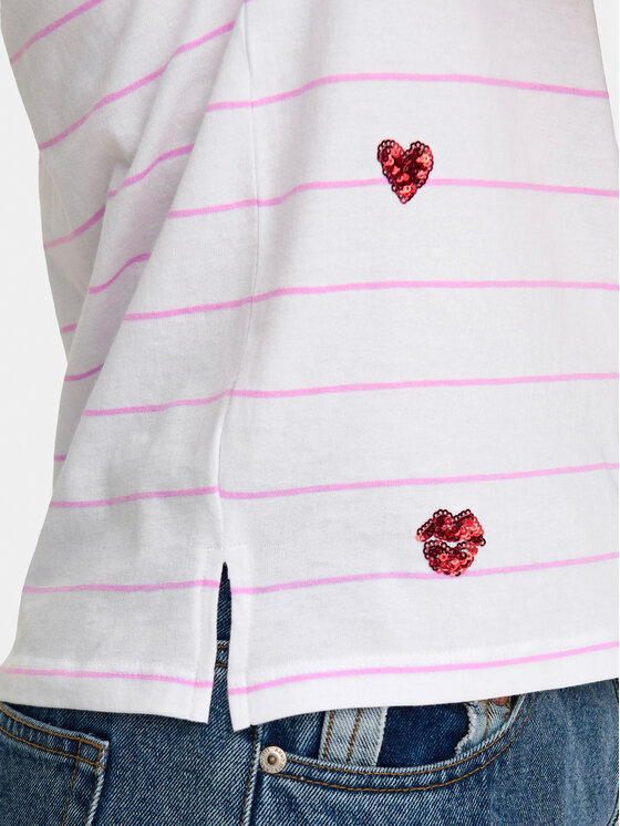ONLY ONLY T-shirt Kita 15316574 Bianco Regular Fit