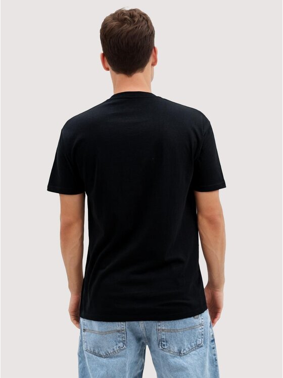MyStars MyStars T-Shirt Koszulka Z Krótkim Rękawem Męska Czarna MyStars Good Wines XL Czarny Regular Fit