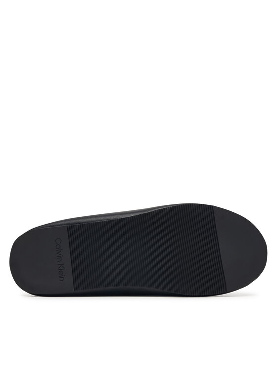Calvin Klein Calvin Klein Пантофи Home Slipper Mule Lth HM0HM02279 Черен