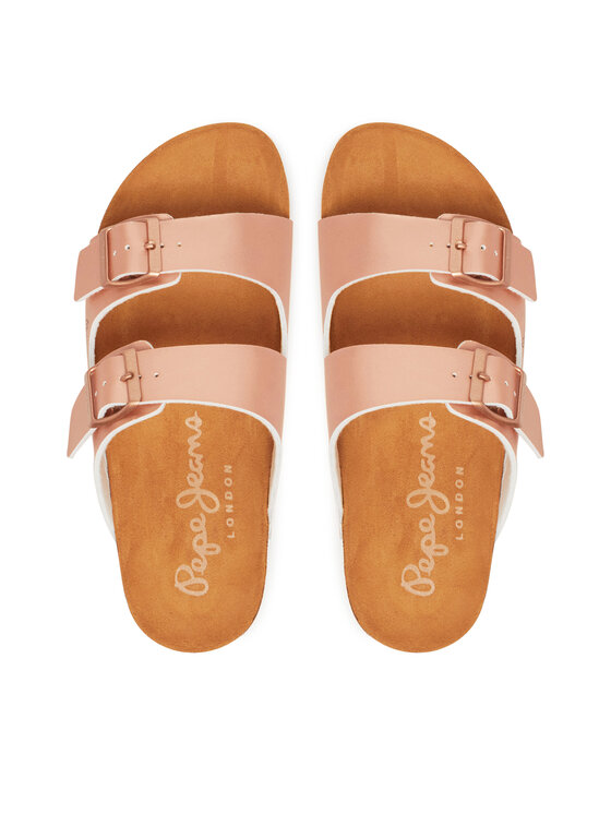 Pepe Jeans Pepe Jeans Klapki PLS90621 Złoty