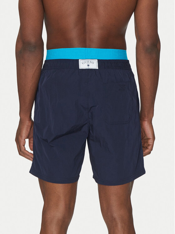 Guess Guess Шорти для плавання F5GT12 WH1C2 Cиній Regular Fit