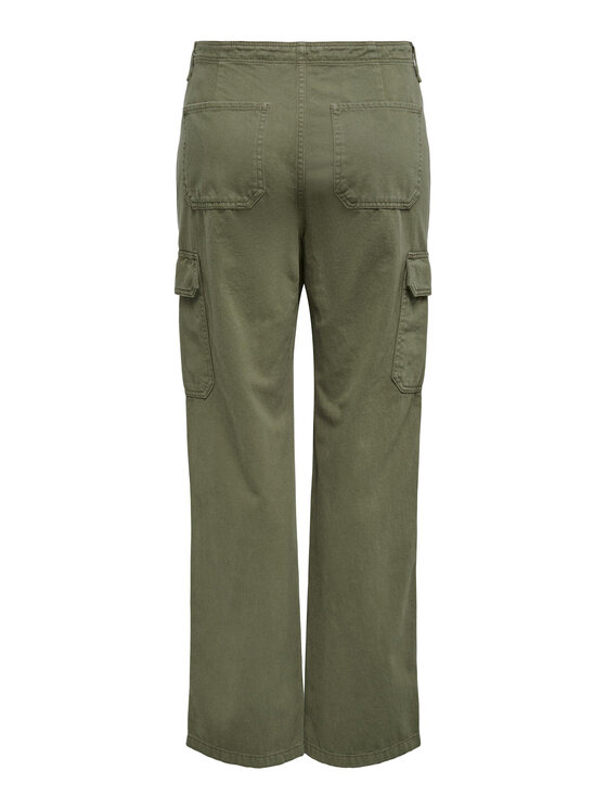 ONLY ONLY Stoffhose 15300976 Grün Loose Fit