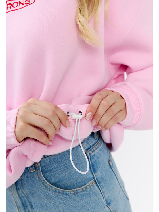 Mirons Mirons Bluza soft Różowy Oversize