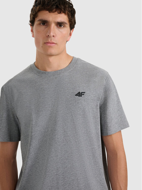 4F 4F T-Shirt NOS Szary jasny Regular Fit