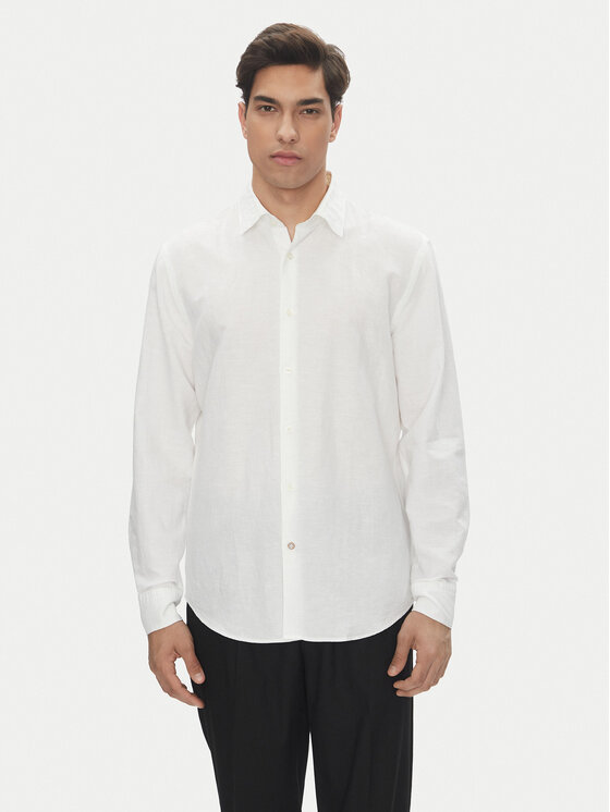 BOSS BOSS Košile C-Hal 50539531 Bílá Casual Fit