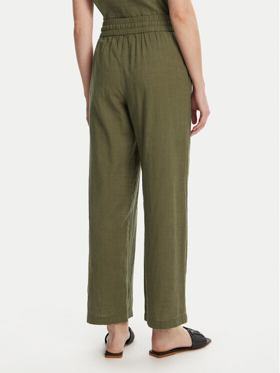 Vero Moda Vero Moda Hlače iz tkanine Caia 10333796 Zelena Wide Leg