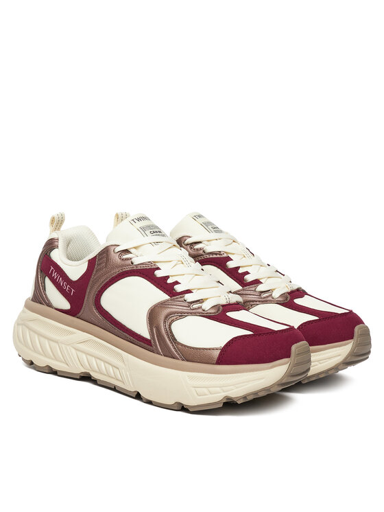 TWINSET TWINSET Sneakersy 252TCP01C Bordová