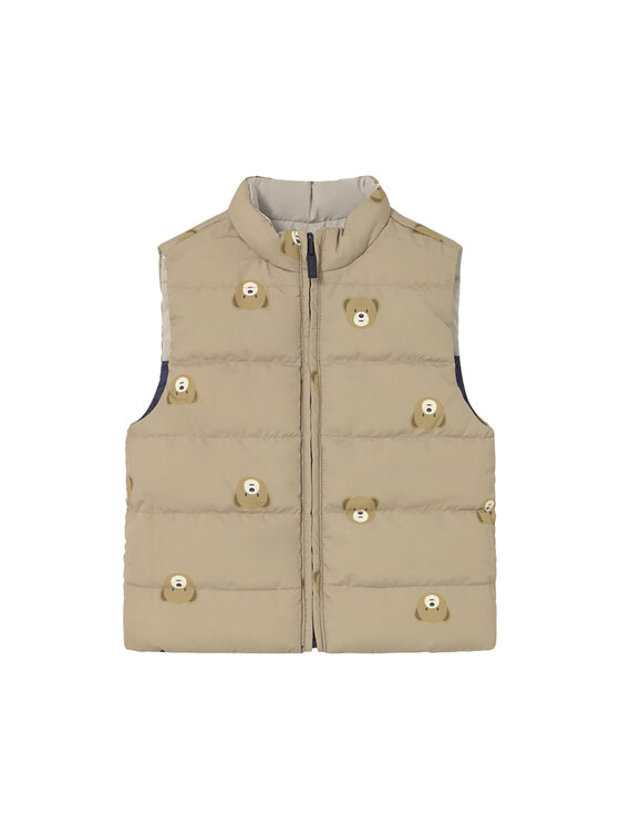 Mayoral Mayoral Γιλέκο 2348 Μπεζ Regular Fit