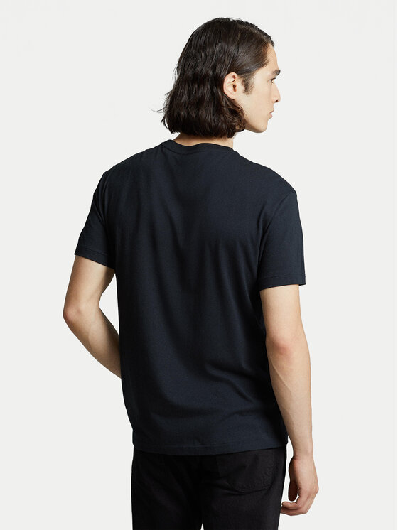 Polo Ralph Lauren Polo Ralph Lauren Marškinėliai Bsr 710680785 Juoda Custom Slim Fit