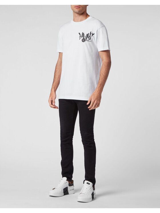 PHILIPP PLEIN PHILIPP PLEIN T-shirt 2543 Bianco Regular Fit
