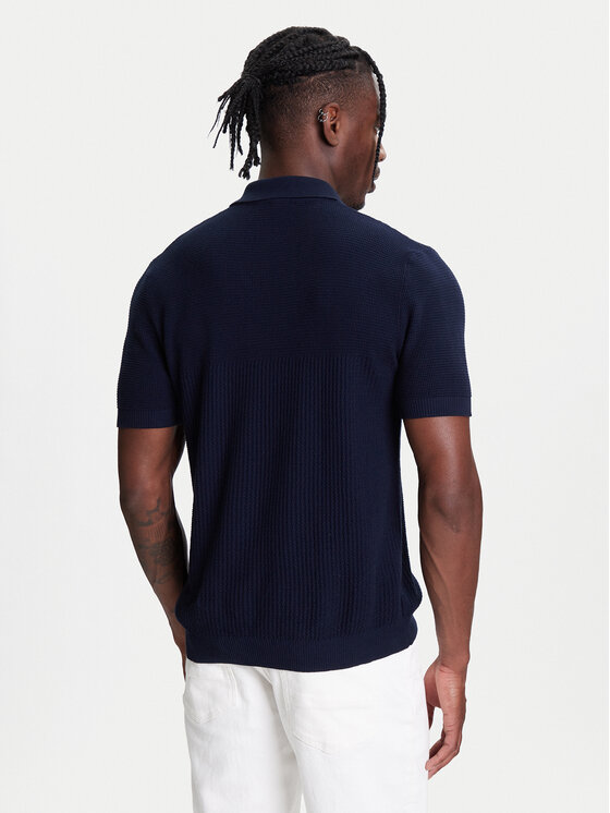 United Colors Of Benetton United Colors Of Benetton Polo 1198U301H Granatowy Regular Fit