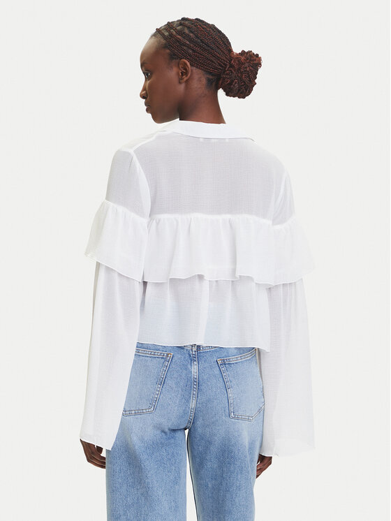 ONLY ONLY Bluse Suzzi 15360661 Weiß Regular Fit