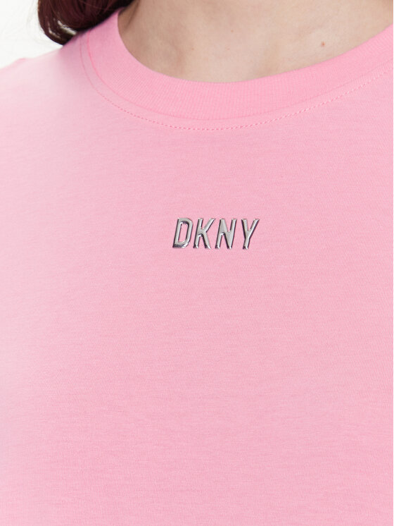 DKNY Sport DKNY Sport Тишърт DP1T8521 Розов Classic Fit