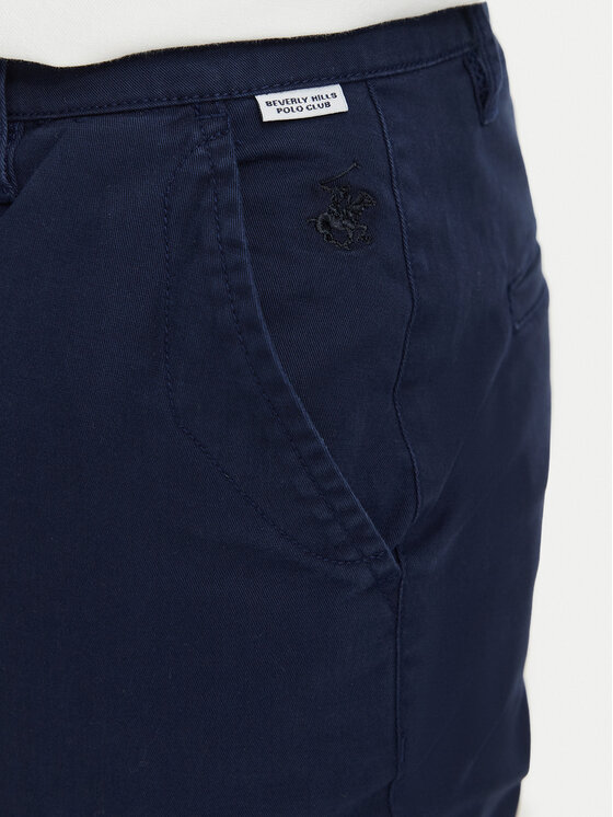 Beverly Hills Polo Club Beverly Hills Polo Club Spodnie cargo P-SS26M-T450313 Granatowy Regular Fit