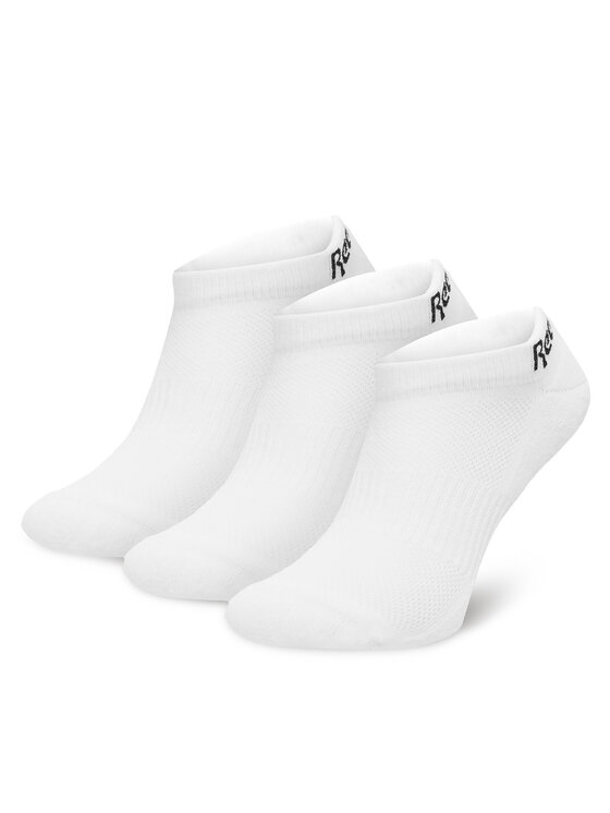 Reebok Reebok Набір 3 пар низьких шкарпеток unisex R0356-SS24 (3-pack) Білий