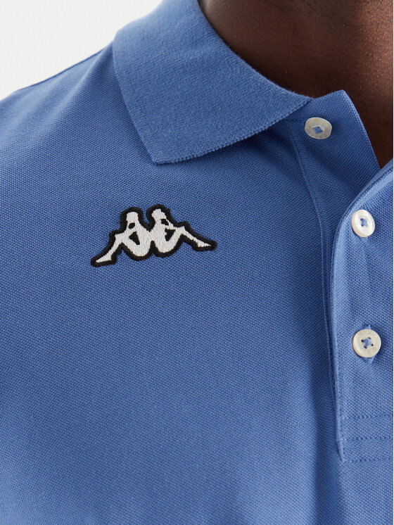 Kappa Kappa Polo marškinėliai Logo Sharas Mss 302B3D0 Mėlyna Regular Fit
