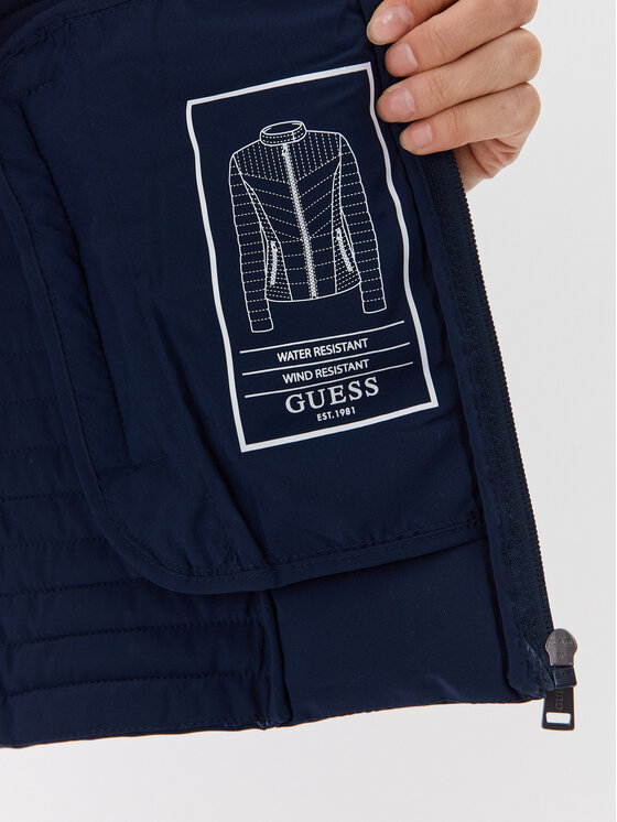 Guess Guess Giacca di transizione New Vona W3YL14 WFJ10 Blu scuro Regular Fit