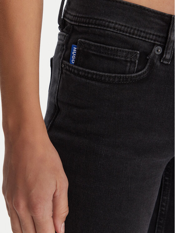 HUGO HUGO Jeans Getti_B 50546332 Schwarz Flare Fit