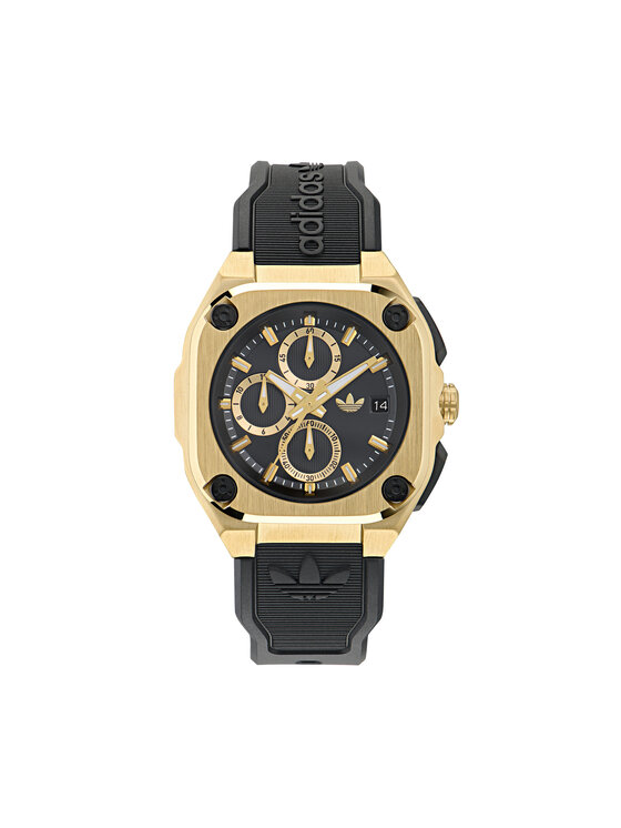 Hodinky adidas Originals, Barva: Černá, City Tech Three Chrono AOFH24018