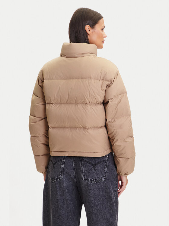 Calvin Klein Jeans Calvin Klein Jeans Geacă din puf Graphic Logo LV047D503G Bej Regular Fit