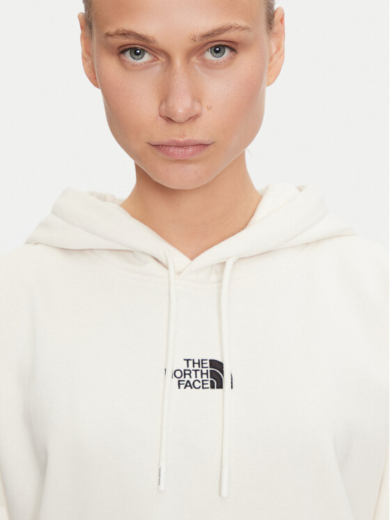 The North Face The North Face Bluză Essential NF0A89EN Écru Oversize