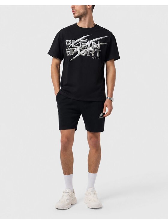 Plein Sport Plein Sport T-Shirt 31531 Czarny Regular Fit