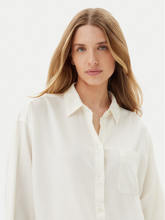 JJXX JJXX Košeľa Jamie 12269668 Biela Oversize