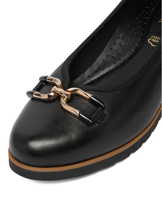 Go Soft Go Soft Ballerinas CEO-EST-TOMI-03 Schwarz