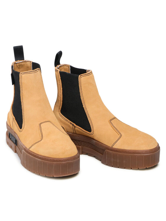 Puma Puma Μποτάκια με λάστιχο Mayze Chelsea Suede Wn's 382829 04 Μπεζ