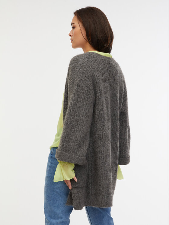 Orsay Orsay Kardigan 1000297635000__XS Szary Oversize
