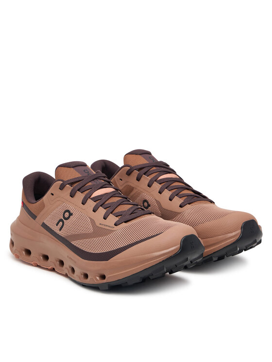 On On Pantofi pentru alergare Cloudvista 3 Waterproof 3MG30255 Maro