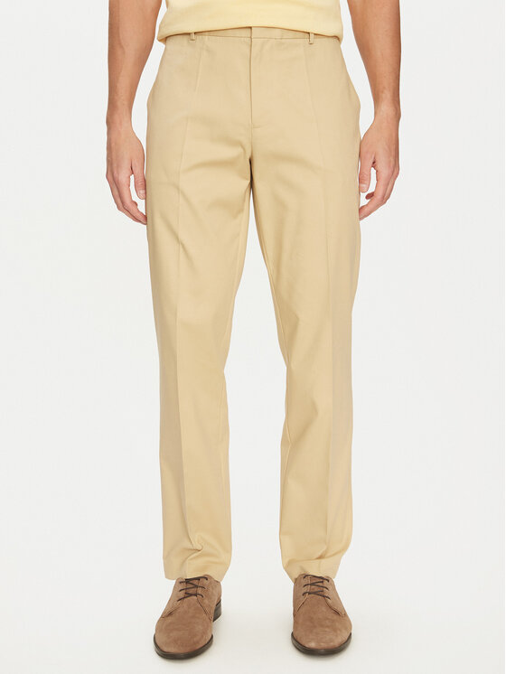 Marciano Guess Bavlnené nohavice 5GHB21 2304Z Béžová Slim Fit