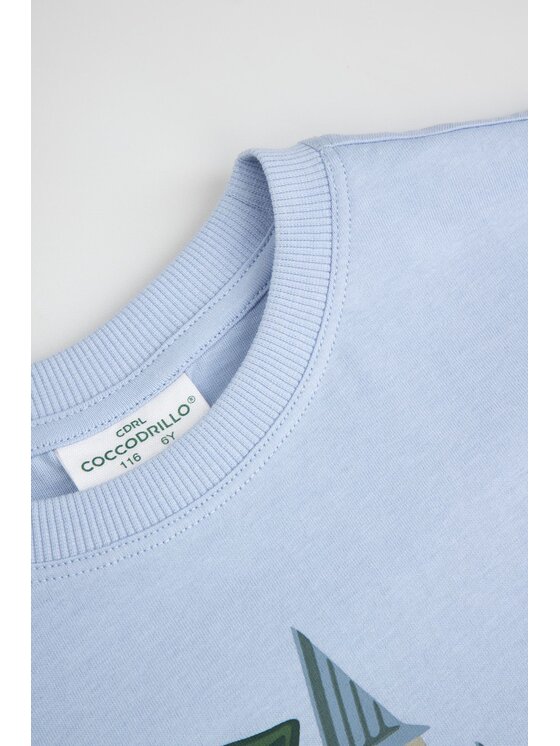 Coccodrillo Coccodrillo T-Shirt ZC6143202RBK-036 Niebieski Regular Fit
