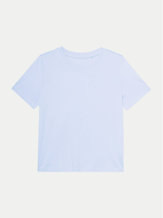 4F 4F Tricou 4FWSS24TTSHF1360 Albastru celest Regular Fit