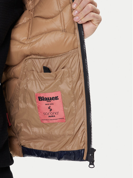 Blauer Blauer Prijelazna jakna 25WBLUC02080 Tamnoplava Regular Fit