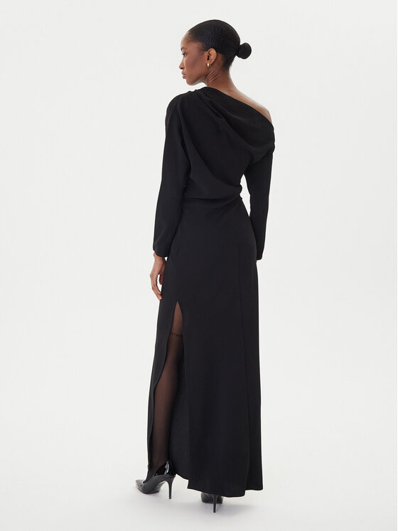 Eleh Eleh Rochie de seară EFW250188 Negru Regular Fit