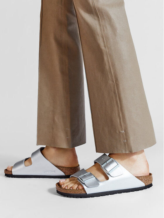 Birkenstock Birkenstock Iešļūcenes Arizona Bs 1012283 Sudraba