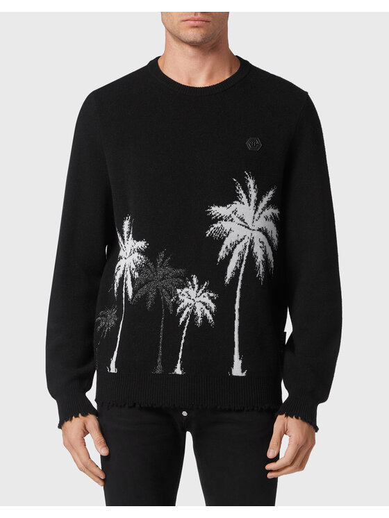 PHILIPP PLEIN PHILIPP PLEIN Maglione 2597 Nero Regular Fit