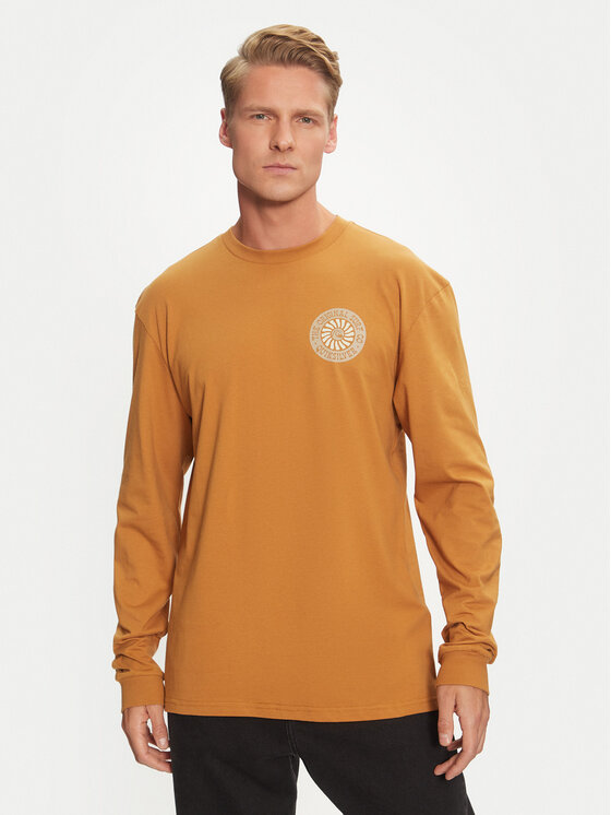 Quiksilver Quiksilver Majica z dolgimi rokavi Bloom Cycle EQYZT07707 Rjava Regular Fit