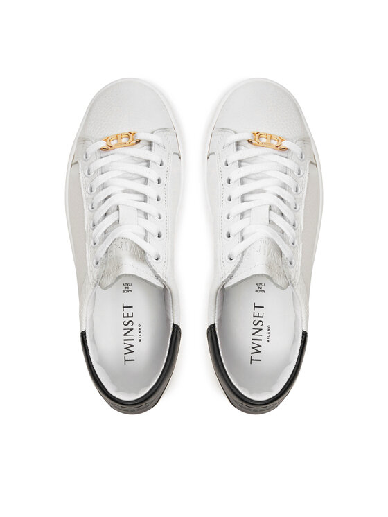 TWINSET TWINSET Sneakersy 242TCP012 Biały